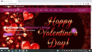 Valentines Shop & Card Design Python Django Project || Demo #1