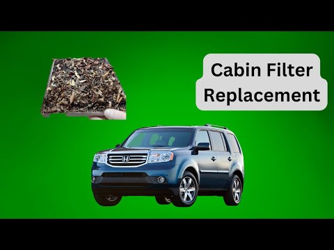 2009 through 2015 - Honda Pilot - Cabin Filter Replacement