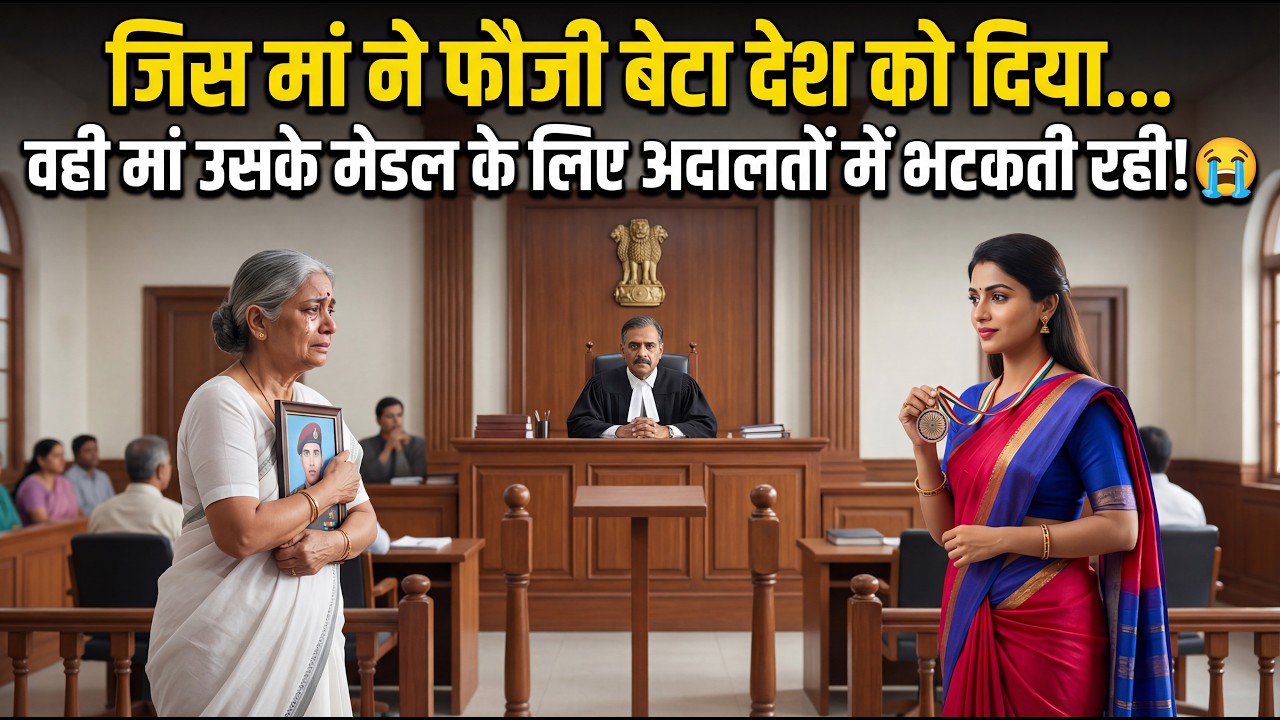 जिस मां ने फौजी बेटा देश को दिया…वही मां उसके मेडल के लिए कोर्ट में भटकती रही!😭|Emotional Army Story