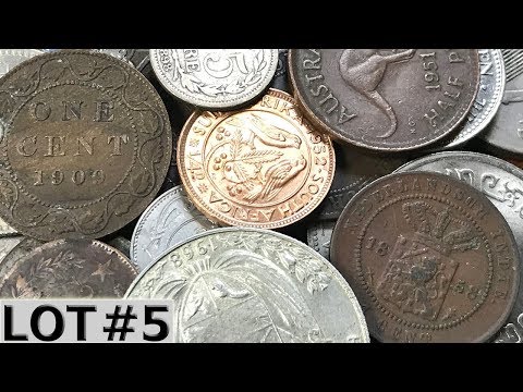 World Coin Hunt W/SILVER U0026 150+ Year Old Foreign Coins!!! - Lot #5