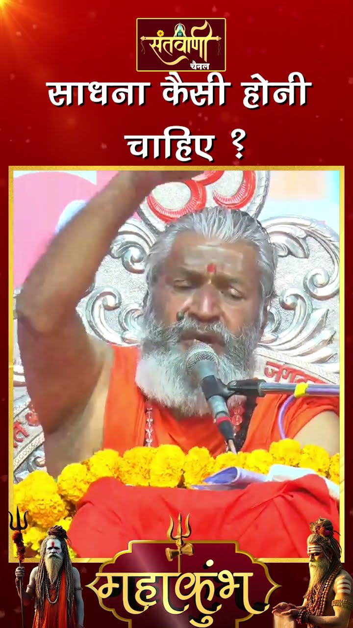 साधना कैसी होनी चाहिए  ||  शंकराचार्य स्वामी श्री नारायणानन्द तीर्थ जी महाराज