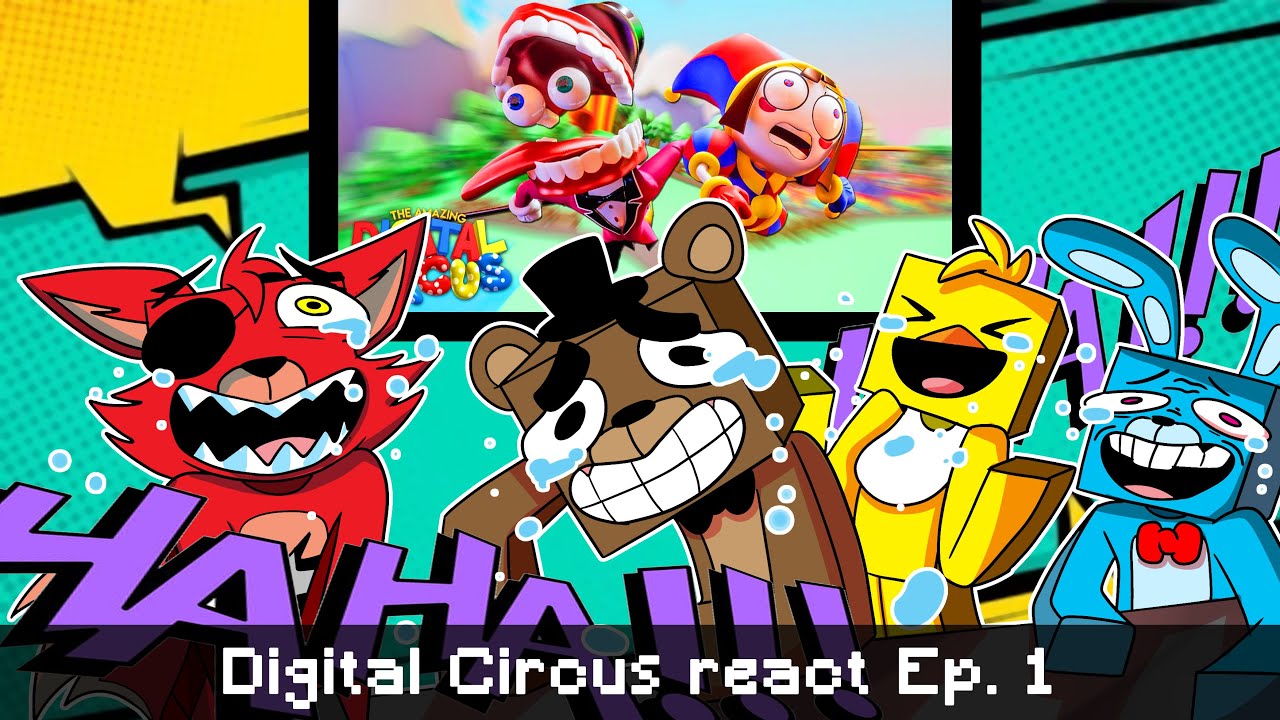 This is Insane! FNAF MINECRAFT REACT TO The amazing Digital Circus!