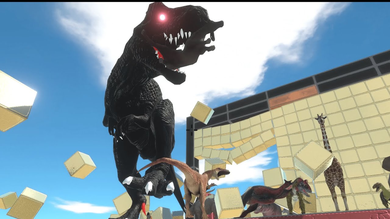 Escape from Deadly T-REX 🔥FPS perspective🔥 EPICBATTLE -Animal Revolt Battle Simulator