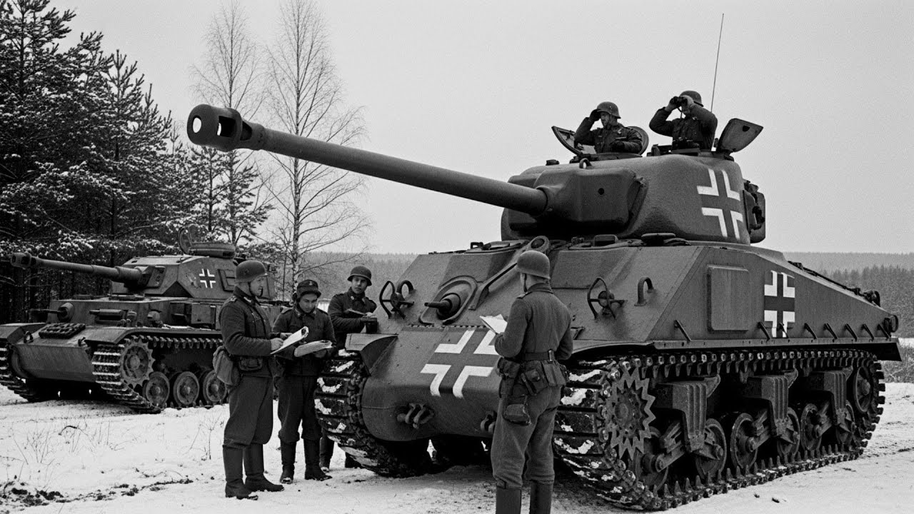 Germans Tested Seized M4A3E8 Sherman — Discovered 76mm Gun Outranged Their Panzer IV