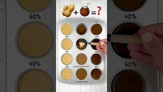 This Brown Gradient Is Pure Satisfaction 🤤🎨 #colormixing #asmr #satisfying #colorconcept #shorts
