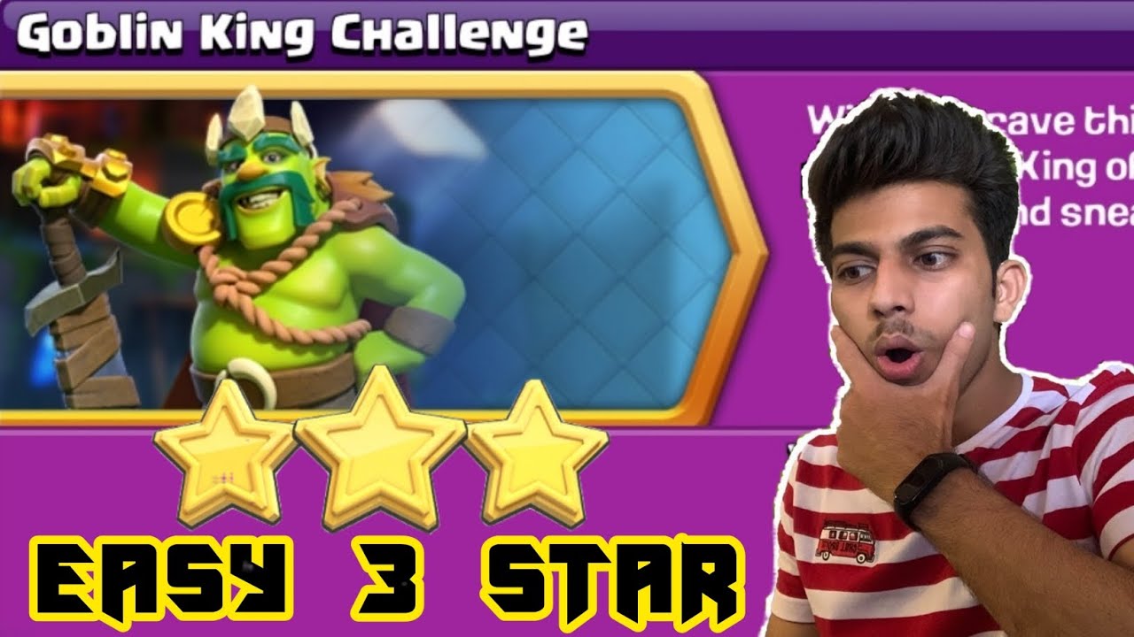 EASIEST WAY TO COMPLETE 3 STAR IN GOBLIN KING CHALLENGE 💯