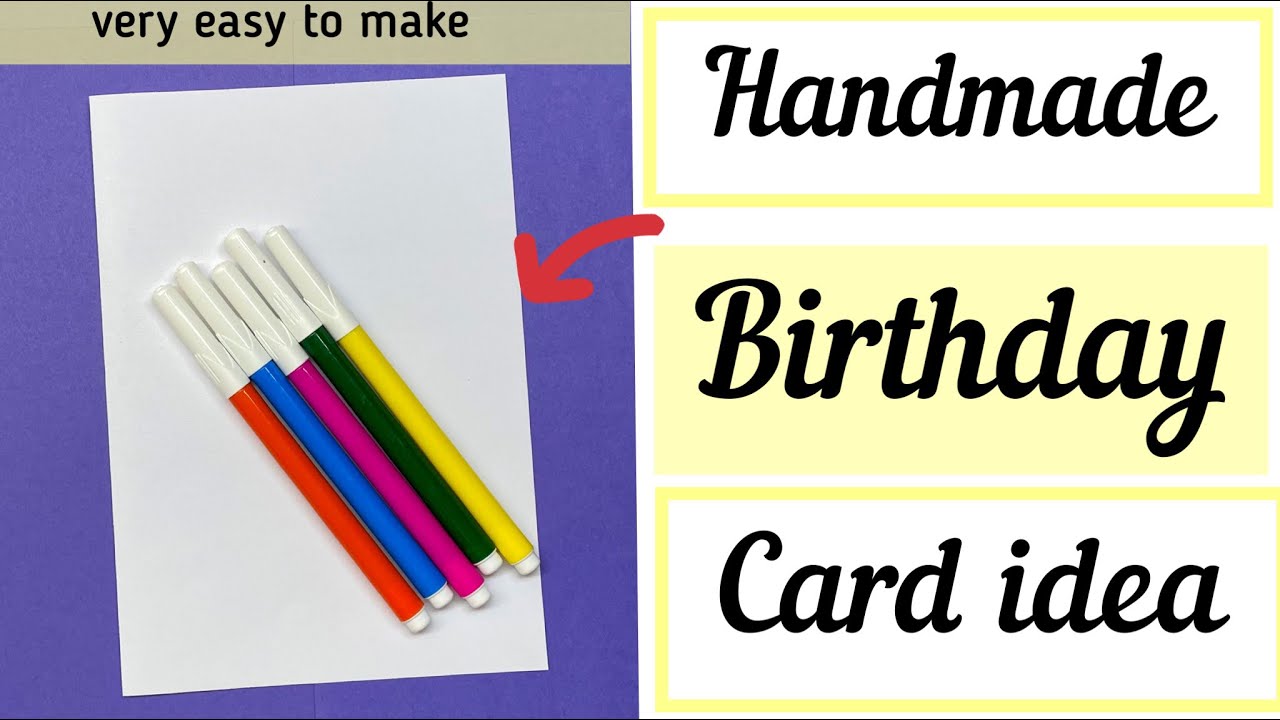 Handmade Birthday Card idea for Best Friend DIY Birthday Card