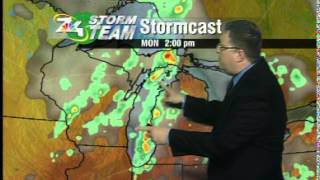 September 1 Morning Forecast- Strong Thunderstorms Labor Day Afternoon/Evening