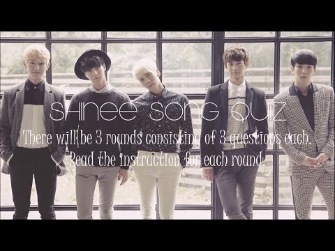 SHINee: Guess the Song Quiz - YouTube