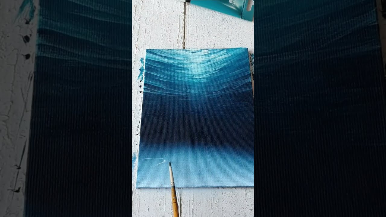 Underwater Ocean Painting Acrylic Ideas For Beginners