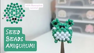 3D Beaded Animal Tutorials : Frog, Easy Steps For Beginners