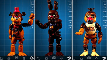 FNAF Action Figure Chocolate Animatronics Workshop Animations