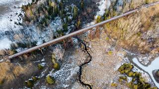 Trestle Bridge Omemee Ontario - DJI Mavic Mini