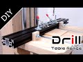 How to make the simplest drill press table fence!