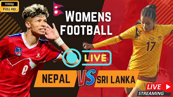 Nepal Vs Sri Lanka live || AFC women's Asian Cup Qualifiers