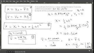 Kinematics Equations for Constant Acceleration in 1D, part 2, College Physics, OpenStax Chapter 2.