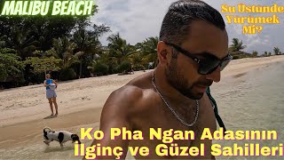 KO PHA NGAN (TAYLAND) ADASI SAHİLLERİ.SU ÜSTÜNDE YÜRÜMEK Cennetten bir köşe Malibu Beach TH 🇹🇭 #41