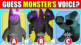 Guess The MONSTER'S VOICE! | Garten of Banban 7 | Syringeon, Bittergiggle, Tamataki & Chamataki