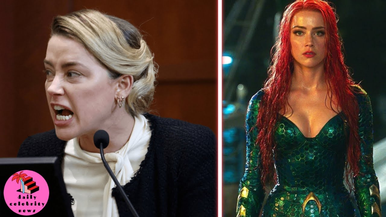 Amber Heard Reacts to "Insane" Rumor She Was Cut From Aquaman 2 After