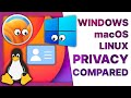 Windows, macOS & Linux PRIVACY compared: why do they need ALL THIS DATA?!