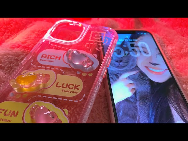 ¿Qué hay en mi teléfono? 😯📲| Tapping | Andrea ASMR 🦋💓