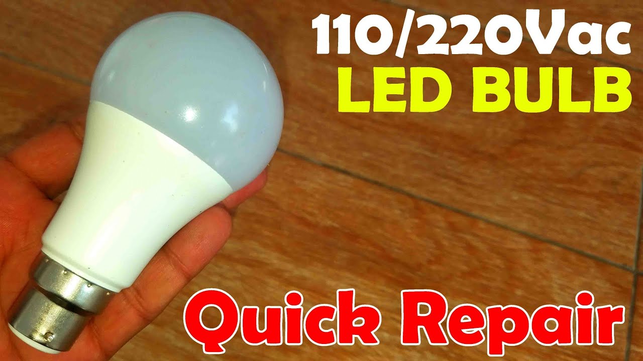 Led Bulb Repair | Led bulb repairing | how to repair led bulb |(Dim and flickering Light) 👌👌👌💡💡💡 ...