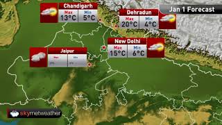 Maximums and minimums for major cities of India on January 1 | Skymet Weather screenshot 2