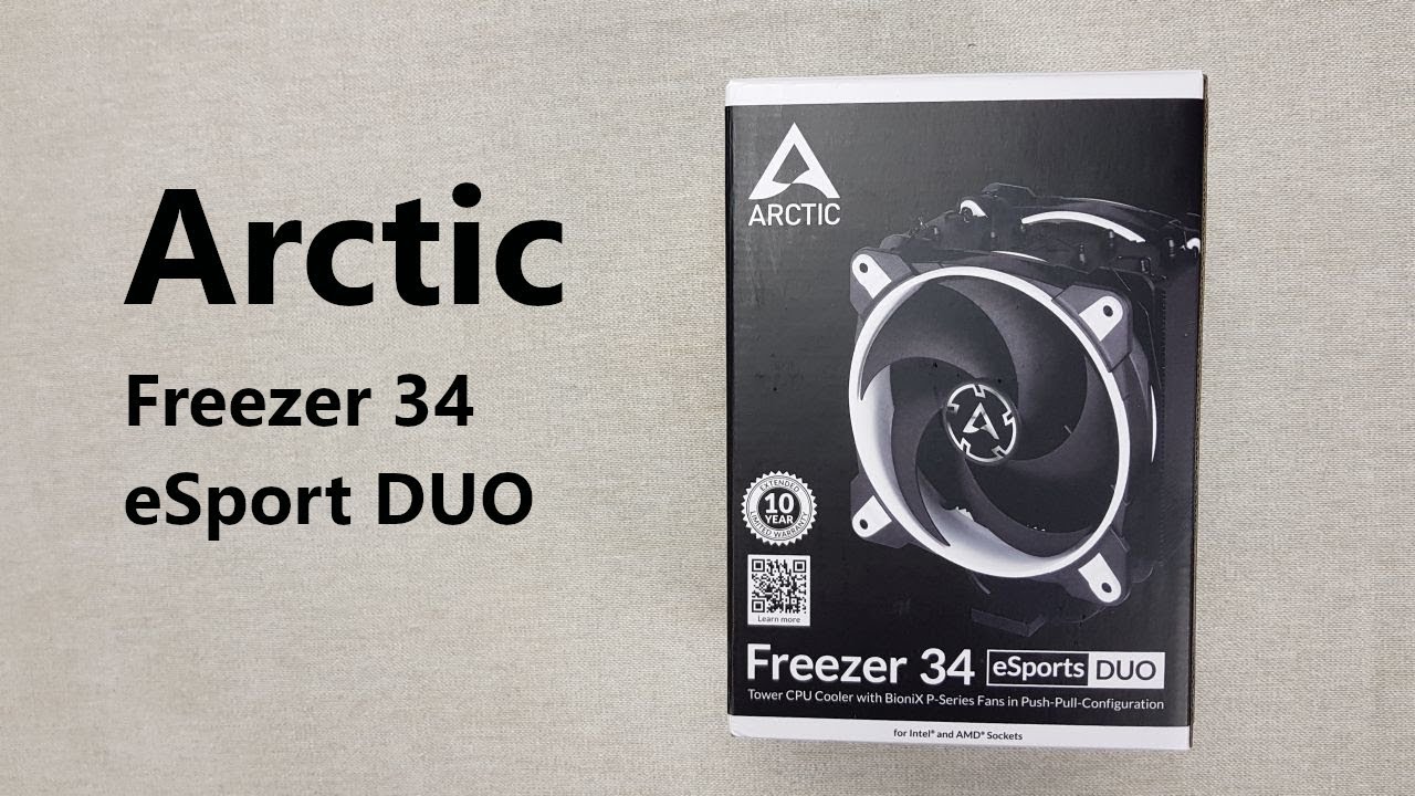 Arctic Freezer 34 eSport DUO unboxing