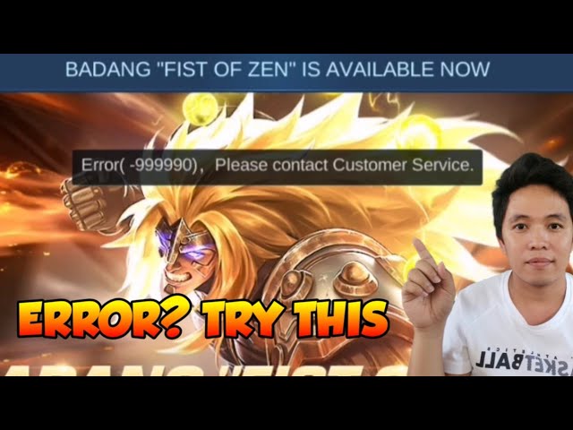 How to fix Mobile legends error please contact customer service