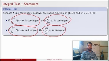 Integral Test for Series