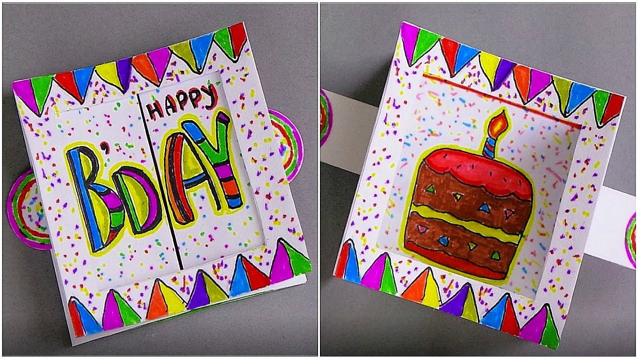 diy-birthday-card-handmade-greeting-card-making-ideas-youtube