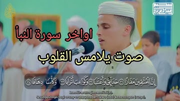 اواخر سوره النبأ بصوت خاشع / عبد العزيز السحيم