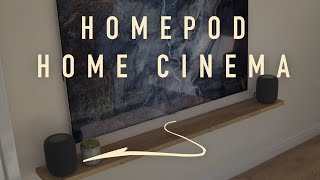 I Built a MINIMALIST HomePod Home Cinema
