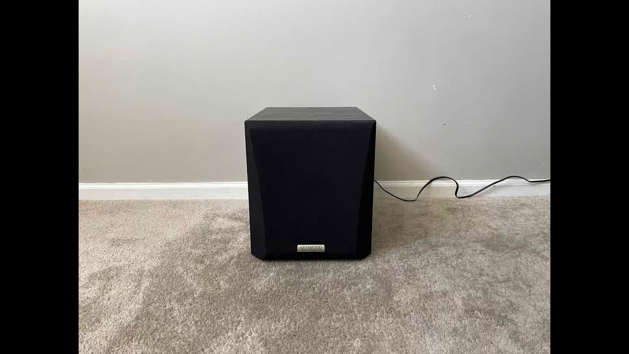 Kenwood SW-35HT Home Theater Powered Active Subwoofer - YouTube