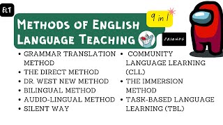 Methods of English Language Teaching | Easily explained | #pedagogy