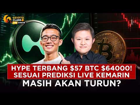 CRYPTO CLASS: HYPE BTC XAU KOMPAK TERBANG ! APA MASIH AKAN TURUN ?