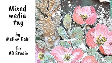 Mixed media tag