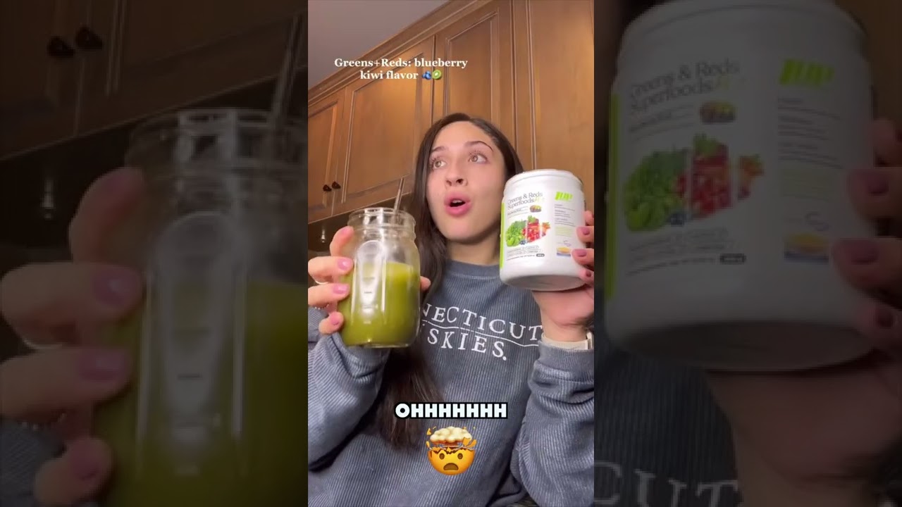 NEW Blueberry and Strawberry Kiwi greens and reds superfoods are so good! 