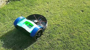 3D Printed DIY Robotic Lawn Mower 1st Tests