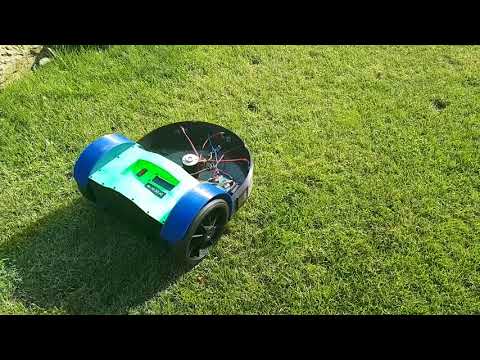 3D Printed DIY Robotic Lawn Mower 1st Tests