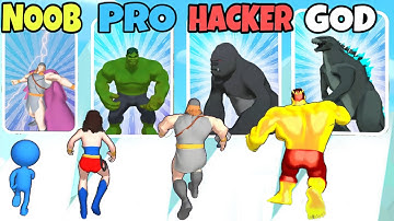 NOOB vs PRO vs HACKER vs GOD in Monster Draft (Big Upgrade)