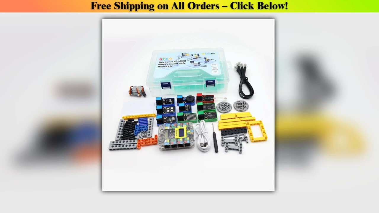 Kidsbits STEM Smart Safe House Starter Kit Base on Arduino UNO/ESP32/Pico Controller Compatible