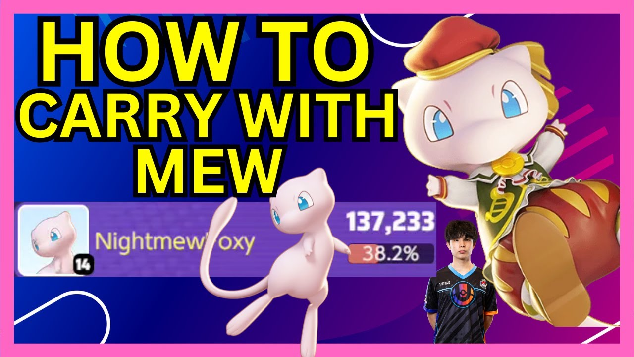 THIS IS HOW YOU CARRY with MEW | Pokemon Unite
