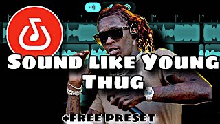 Young Thug Preset On Bandlab | How To Sound Like Young Thug On Bandlab screenshot 1