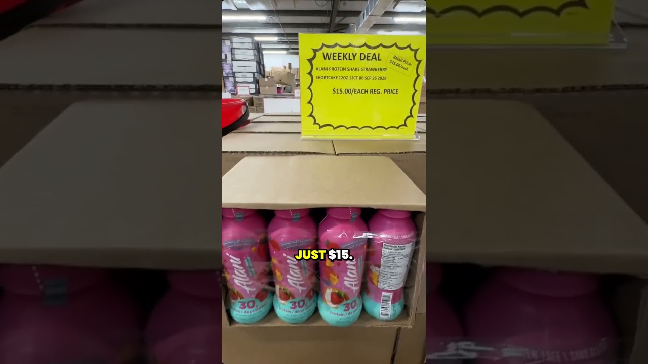 Alani Protein Shake 12ct Best By: September 2026 - only $15! Buy today!