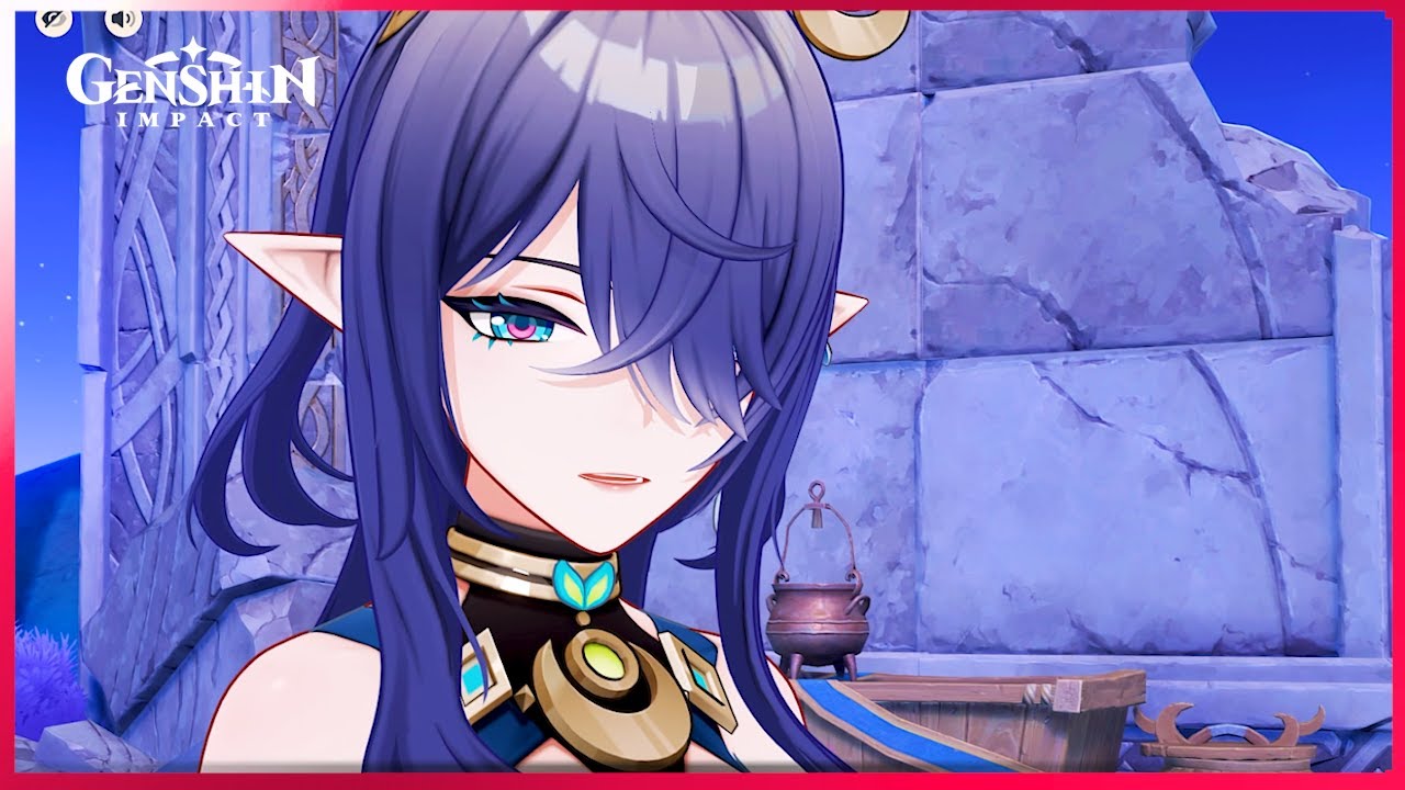 A story of the moon The three moon goddess | 6.0 Genshin Impact