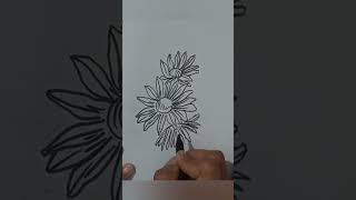 Daisy flower#clipart#easy#shorts