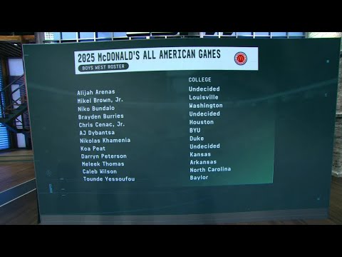 2025 McDonald's All American Games Rosters REVEALED 🤩 | NBA Today