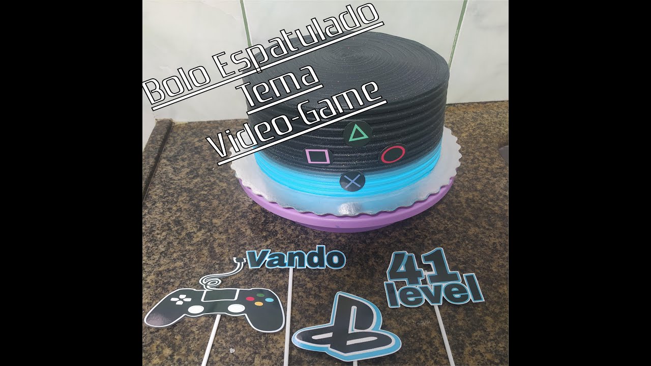 Bolo Chantininho Vídeo Game Joystick