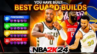 ALL BEST GUARD BUILDS in NBA 2K24 for EVERY MODE - PARK, REC, THEATER OR PRO AM BEST BUILDS 2K24